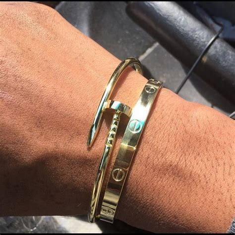 cartier mens bracelet used|largest men's cartier love bracelet.